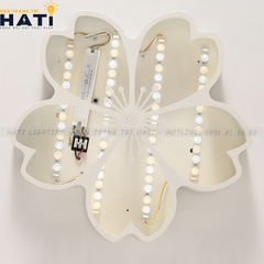 Đèn ốp trần led hình bông mai