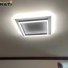 Đèn LED ốp trần Kuri viền trắng đen - MO-080/D