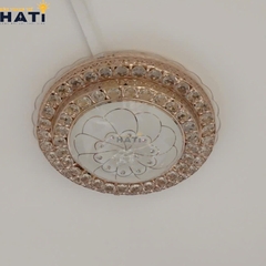 Đèn ốp trần pha lê tròn Riana