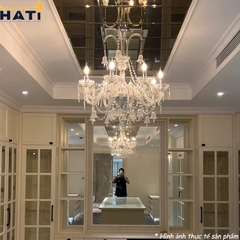 Đèn chùm thủy tinh Danis 8 bóng