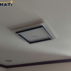 Đèn LED ốp trần Kuri viền trắng đen - MO-080/D