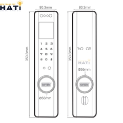 Khóa vân tay cửa gỗ Giovani GSL-A9S