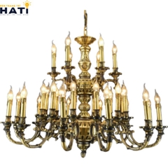 Đèn chùm đồng cổ điển Rolana