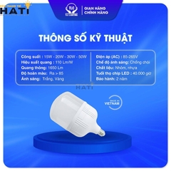 Đèn led búp trụ TLC DOS 15w-20w-30w-40w-50w