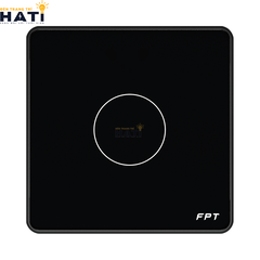Công tắc cảm ứng thông minh FPT Athena vuông màu đen 1 nút