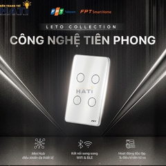 Công tắc cảm ứng thông minh FPT Leto chữ nhật
