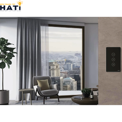 Công tắc cửa cổng, cửa cuốn thông minh Athena chữ nhật màu đen