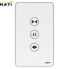 Công tắc cửa cổng, cửa cuốn thông minh Athena chữ nhật màu trắng