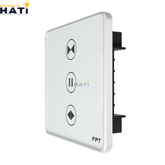 Công tắc cửa cổng, cửa cuốn thông minh Athena vuông màu trắng