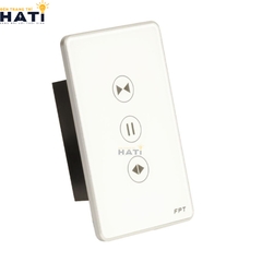 Công Tắc Điều Khiển Rèm Cửa Thông Minh Chữ Nhật Màu Trắng