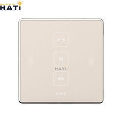 Công Tắc Điều Khiển Rèm Cửa Thông Minh Vuông Màu Hồng nhạt