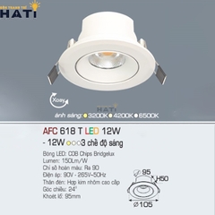 Đèn Âm Trần Anfaco AFC 618 Bảo Hành 2 Năm