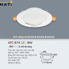 Đèn Âm Trần Anfaco AFC 674 Bảo Hành 2 Năm