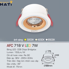 Đèn Âm Trần Anfaco AFC 718 Bảo Hành 2 Năm
