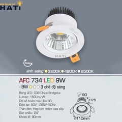 Đèn âm trần Anfaco AFC 734 3w - 5w - 7w - 9w -12w