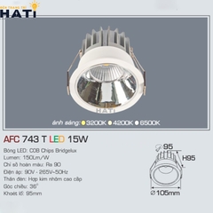 Đèn Âm Trần Anfaco AFC 743 Màu Trắng