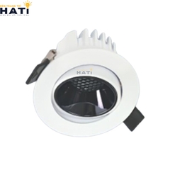 Đèn âm trần Anfaco AFC 745 màu trắng - đen 7w - 12w