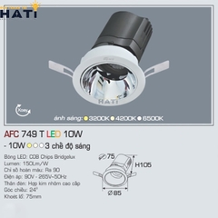 Đèn âm trần Anfaco AFC 749 bảo hành chính hãng 2 năm