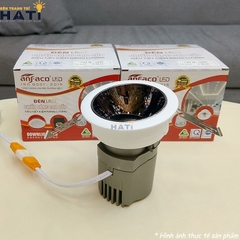Đèn âm trần Anfaco AFC 749 màu trắng - đen 10w