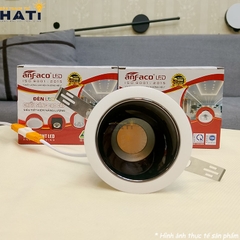 Đèn âm trần Anfaco AFC 749 màu trắng - đen 10w