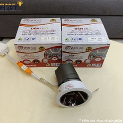 Đèn âm trần Anfaco AFC 749 màu trắng - đen 10w