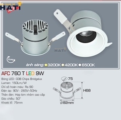 Đèn âm trần Anfaco AFC 760 tiết kiệm năng lượng