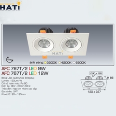 Đèn âm trần Anfaco AFC 767T tiết kiệm điện năng