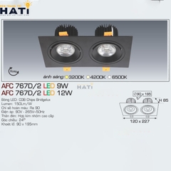Đèn âm trần Anfaco AFC 767D tiết kiệm điện năng