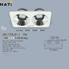 Đèn âm trần Anfaco AFC 775 tiết kiệm năng lượng