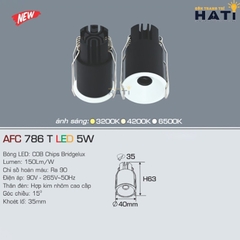Đèn âm trần Anfaco AFC 786 công suất 5W