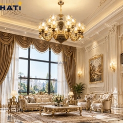 Đèn chùm cổ điển Akady 15 bóng