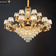 Đèn chùm cổ điển Caring 10+5 bóng