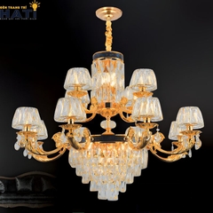 Đèn chùm cổ điển Caring 8 +4 bóng