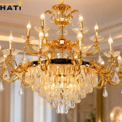 Đèn chùm cổ điển Lligent 10+5 bóng