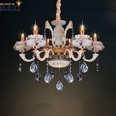 Đèn chùm cổ điển Maxillo 6 bóng