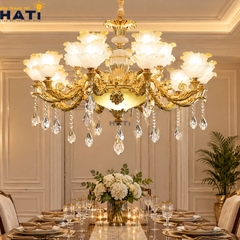 Đèn chùm cổ điển Maya 15 bóng