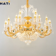 Đèn chùm cổ điển Neat 10+5 bóng