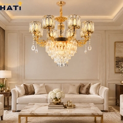 Đèn chùm cổ điển Organi 8 bóng