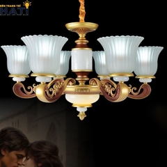 Đèn chùm cổ điển Pedit 6 bóng