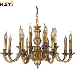 Đèn chùm đồng cổ điển Rolana