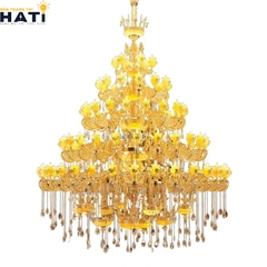 Đèn chùm đồng đá Harker 96 bóng tổng quan
