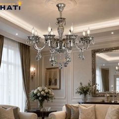 Đèn chùm pha lê Cosy 8 bóng