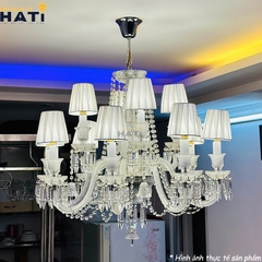 Đèn chùm pha lê Madi 12 bóng