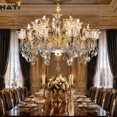Đèn chùm pha lê Tarif 15 bóng