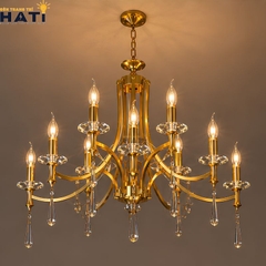Đèn chùm tân cổ điển Creati 5+5 bóng