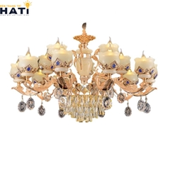 Đèn chùm tân cổ điển Dony 15 bóng tổng quan