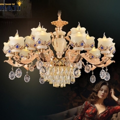 Ánh sáng vàng ấm của đèn chùm Dony 15 bóng