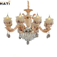 Đèn chùm Dony 8 bóng tân cổ điển tổng quan
