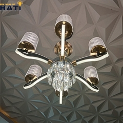Đèn chùm tân cổ điển Elba 6 bóng-1-hati