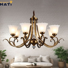Đèn chùm Gloomy 8 bóng trang trí phòng khách
